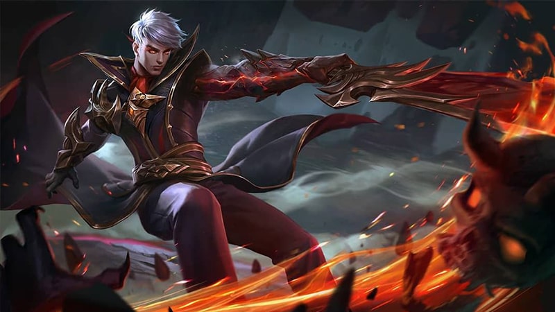 Kata-Kata Alucard Mobile Legends dan Artinya - Fiery Inferno Skins