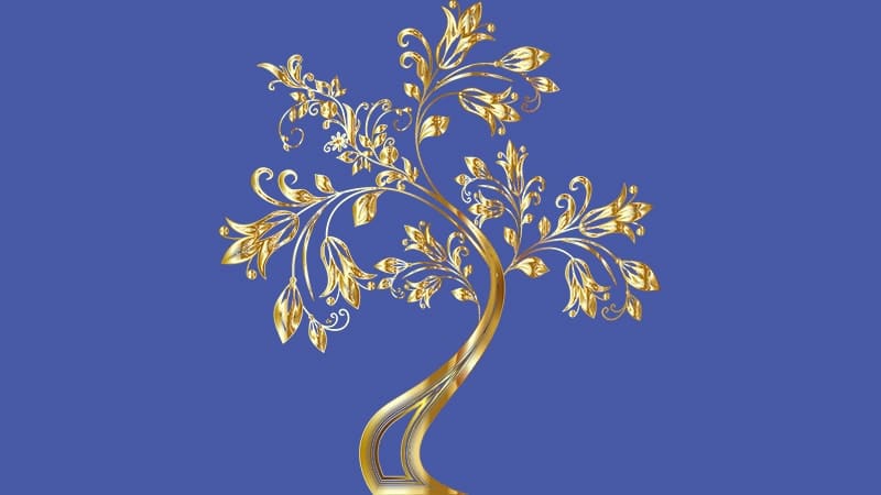 Cerita Rakyat Bawang Merah Bawang Putih - Ilustrasi Pohon Emas