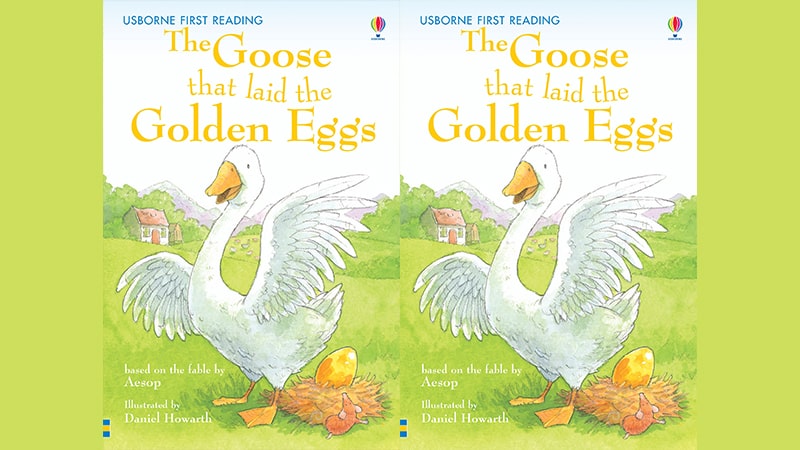 Cerita Angsa dan Telur Emas - Sampul Buku