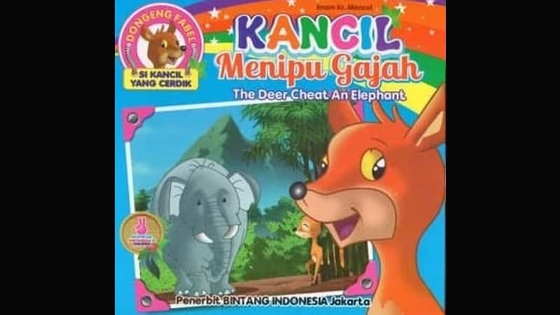 Cerita Kancil dan Gajah - Cover Buku
