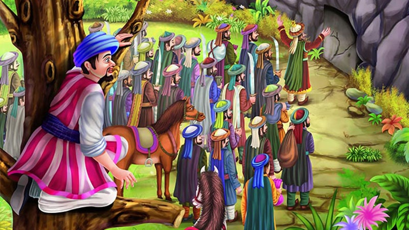 Kisah Ali Baba dan 40 Pencuri - Ali Baba dan Para Pencuri