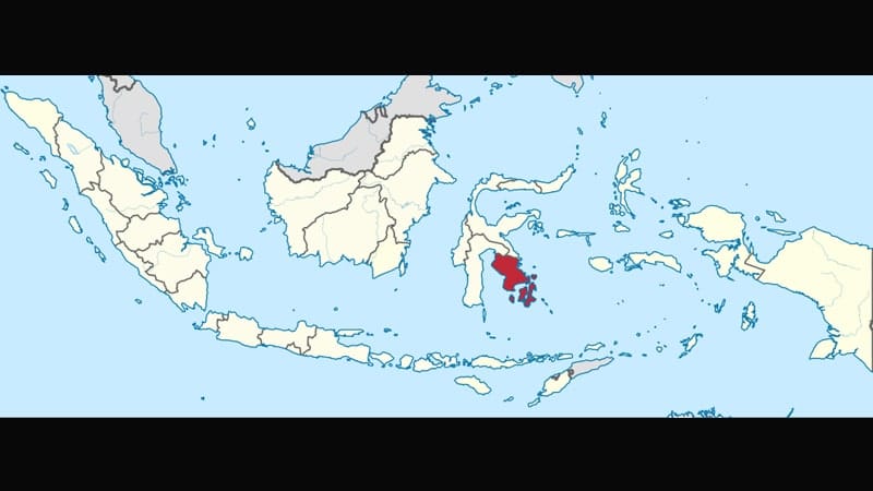 Peta Sulawesi Tenggara