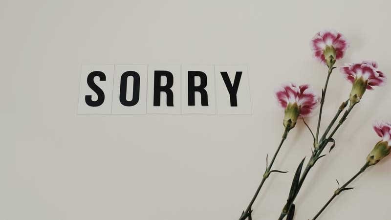 Kata-Kata Maaf buat Mantan - Sorry