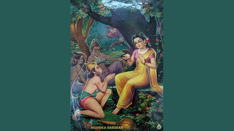Cerita Hikayat Sri Rama - Hanuman bertemu Sita Dewi