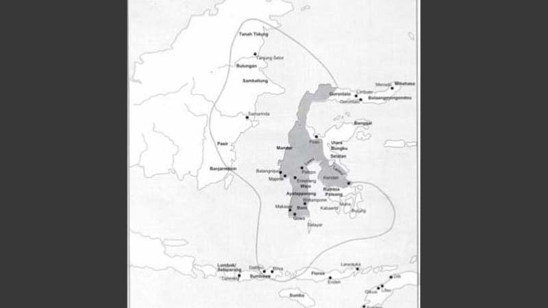 Sejarah Kerajaan Gowa-Tallo - Peta