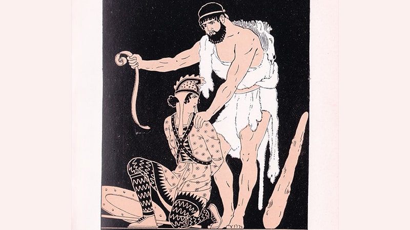 Dongeng Hercules - Lukisan Hercules dan Hyppolita