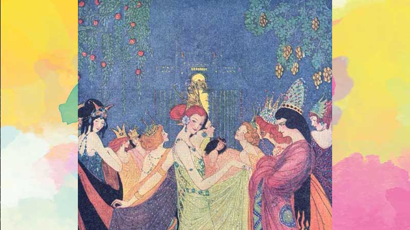Dongeng 12 Putri Menari - Ilustrasi Twelve Dancing Princesses