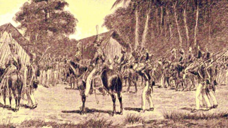Sejarah Perang Diponegoro - Pasukan Belanda