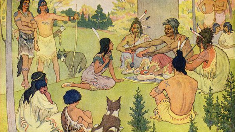 Cerita Dongeng Pocahontas - Pocahontas Meminta Izin Ayahnya