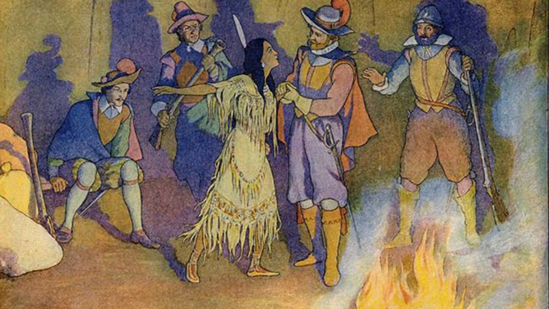 Cerita Dongeng Pocahontas - Pocahontas Meminta John Smith Pergi