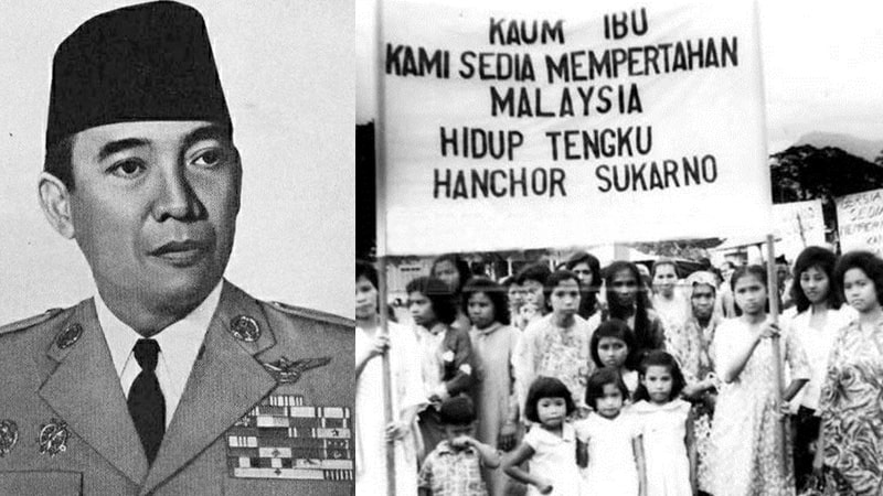Konfrontasi Indonesia Malaysia - Presiden Soekarno